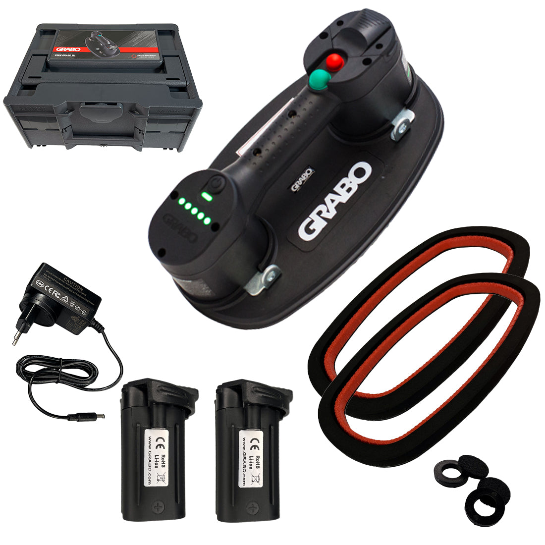 Grabo Plus V2 Vakuum-Saugheber mit Koffer