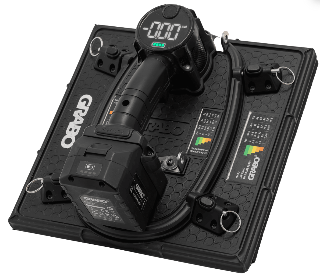 GRABO High Flow Plattenheber im Textilkoffer