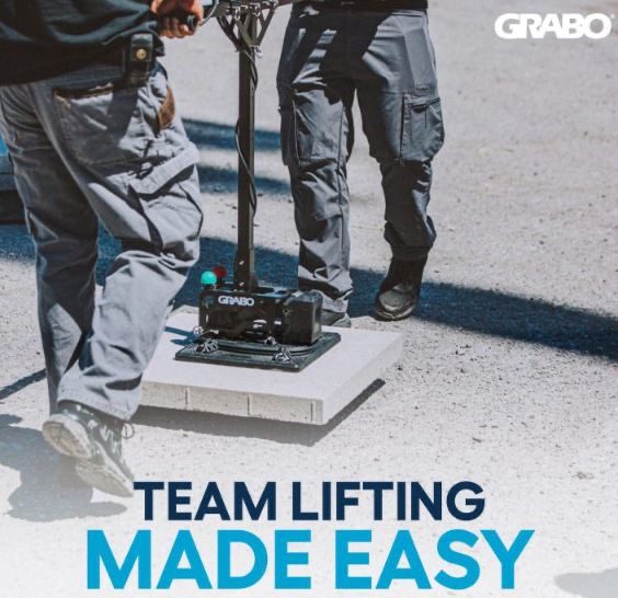 GRABO ERGUO-T / 1 und 2 Mann Tragehilfe / Klappbar / für alle Grabo Modelle