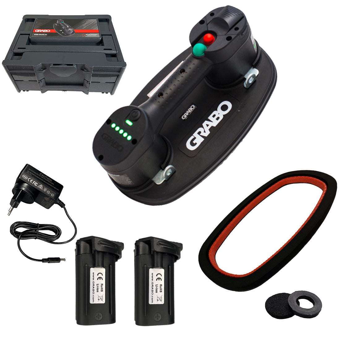 Grabo Plus V2 Vakuum-Saugheber mit Koffer