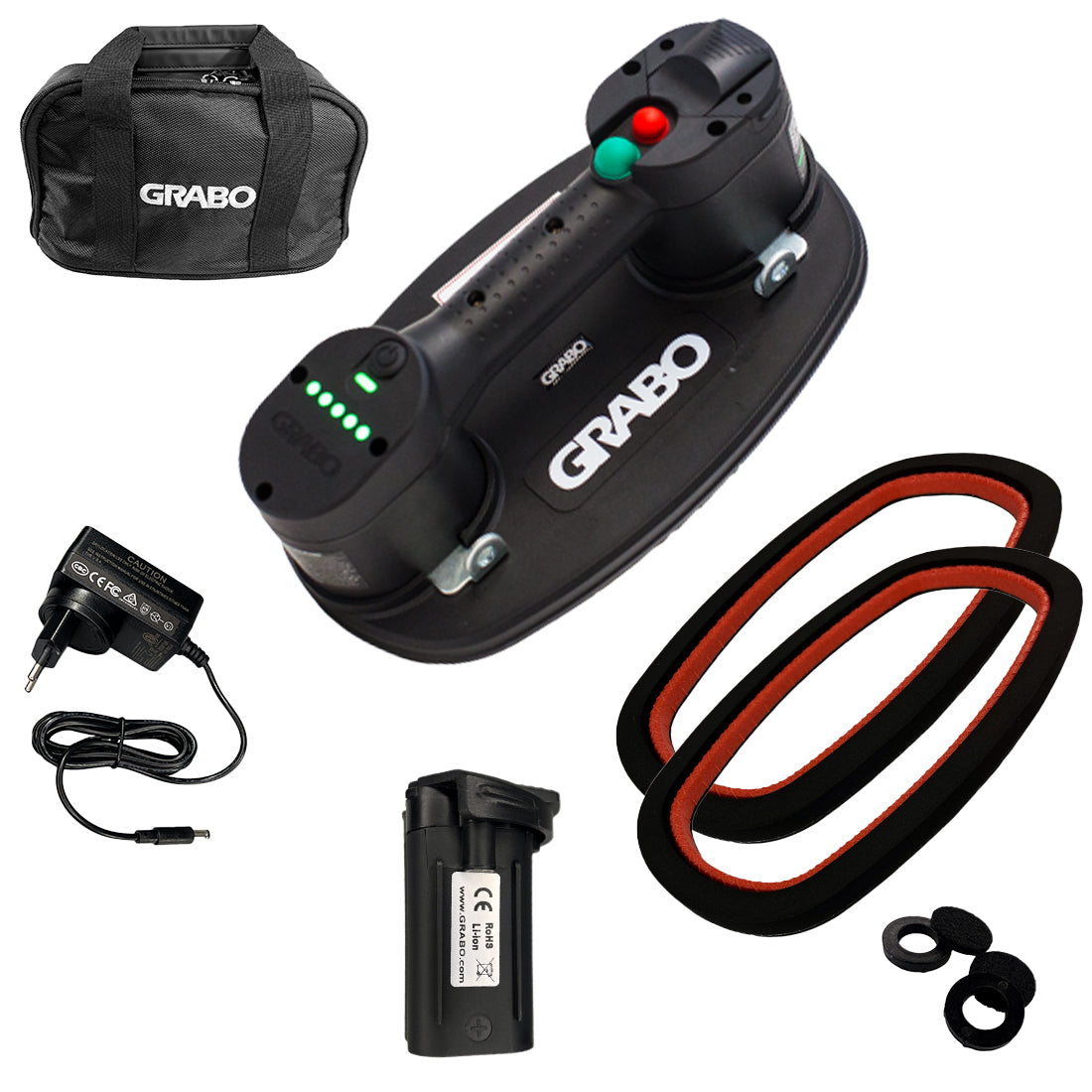 Grabo Plus V2 Vakuum-Saugheber mit Tasche