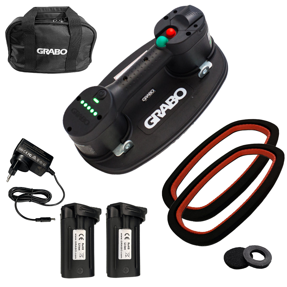 Grabo Plus V2 Vakuum-Saugheber mit Tasche