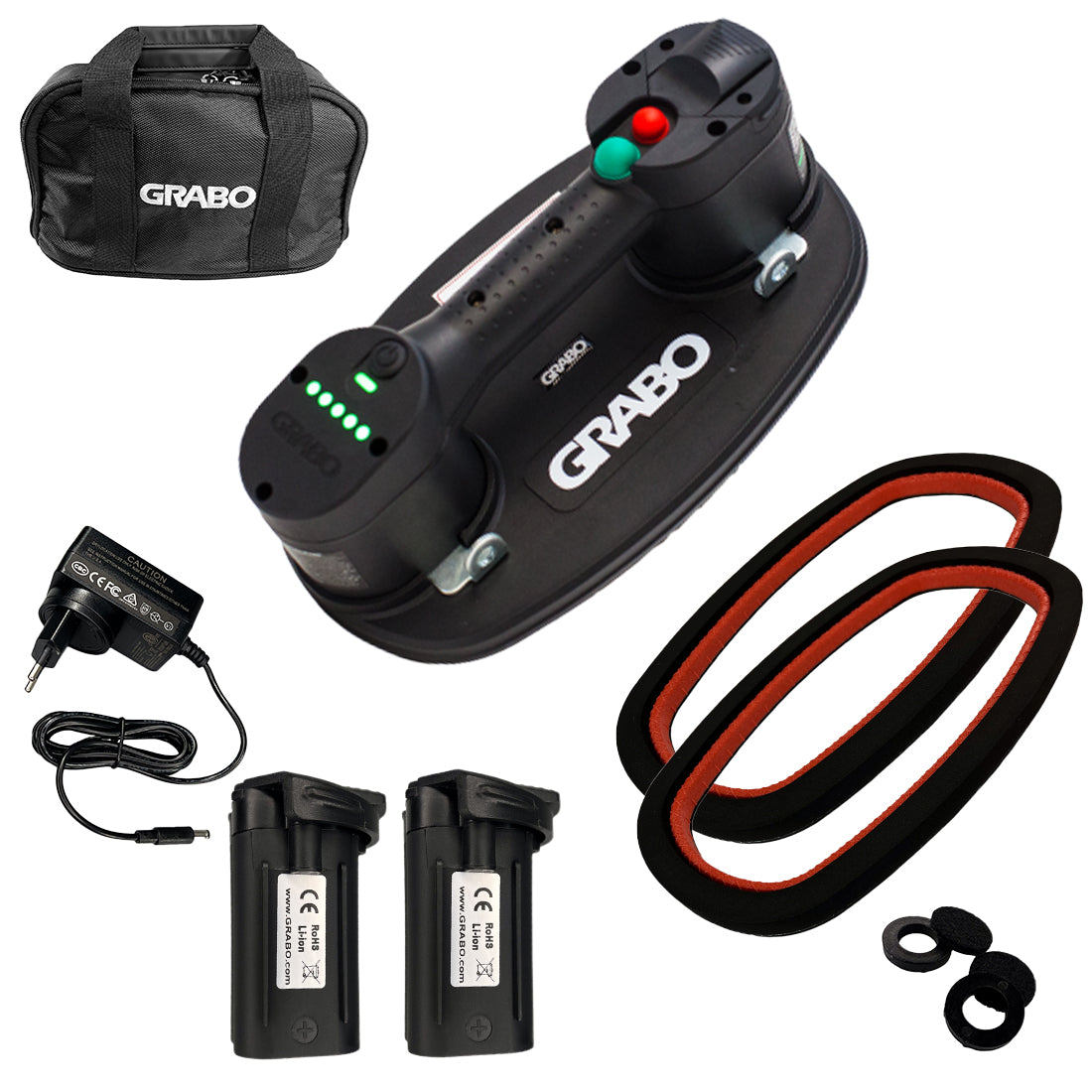 Grabo Plus V2 Vakuum-Saugheber mit Tasche