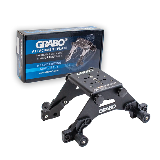 GRABO Attachment Plate Adapterplatte mit Verpackung