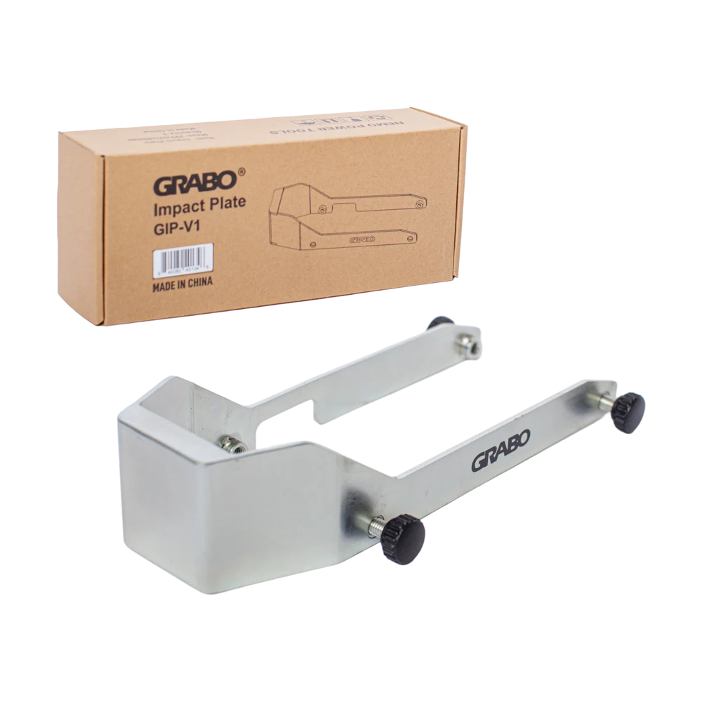 GRABO Impact Plate Schlagplatte aus Metall mit Verpackung