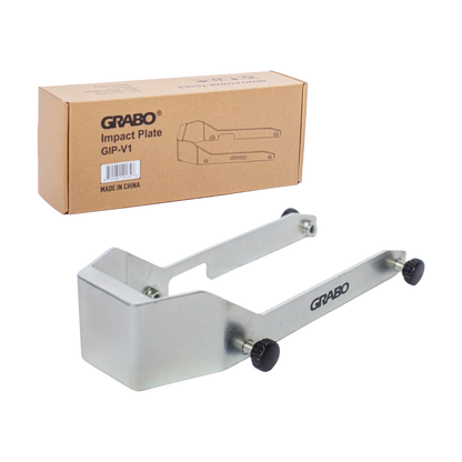 GRABO Impact Plate Schlagplatte aus Metall mit Verpackung